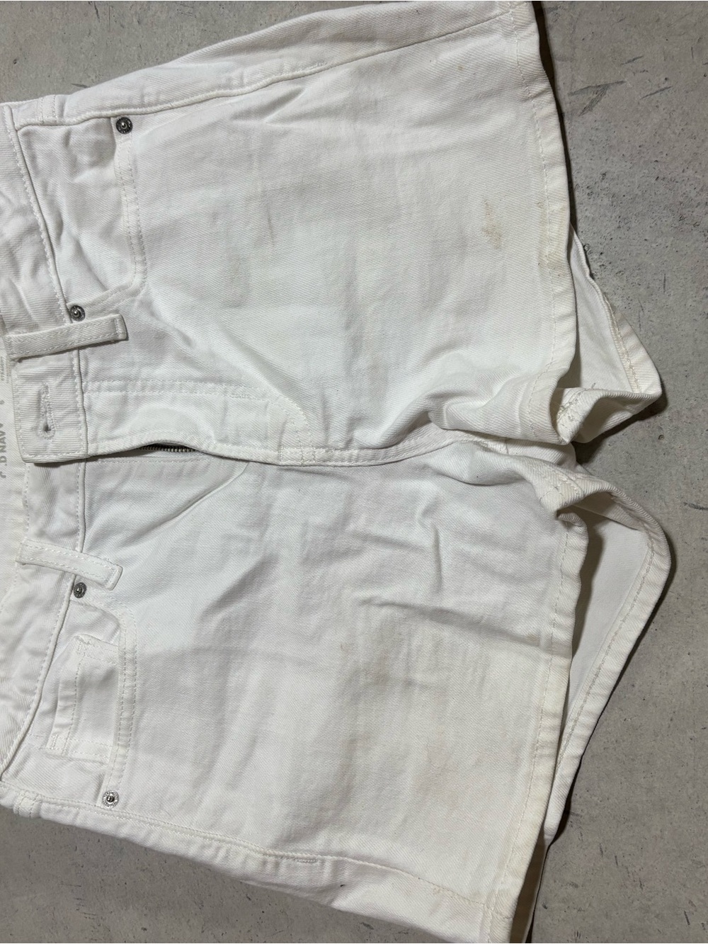 Old Navy White Denim Jean Shorts for Women